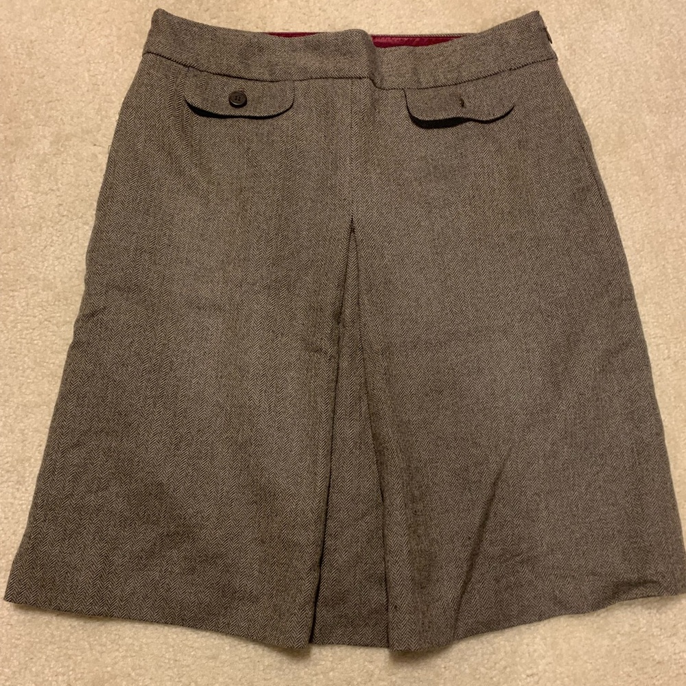 JCrew 100% wool Suiting skirt NWT 8